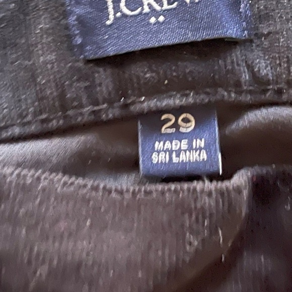 Nwt jcrew Sz 29 stretch brushed cords - Picture 7 of 7